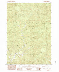 Download a high-resolution, GPS-compatible USGS topo map for Windy Peak, OR (1984 edition)