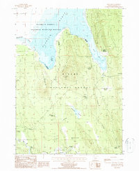Download a high-resolution, GPS-compatible USGS topo map for Wocus Bay, OR (1988 edition)