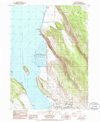 Download a high-resolution, GPS-compatible USGS topo map for Wocus, OR (1988 edition)