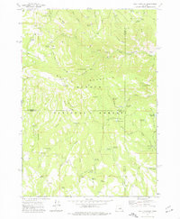Download a high-resolution, GPS-compatible USGS topo map for Wolf Mountain, OR (1976 edition)