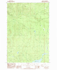 Download a high-resolution, GPS-compatible USGS topo map for Wolf Peak, OR (1985 edition)