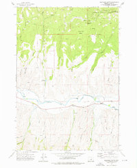 Download a high-resolution, GPS-compatible USGS topo map for Wolfinger Butte, OR (1976 edition)