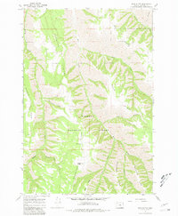 Download a high-resolution, GPS-compatible USGS topo map for Wood Butte, OR (1981 edition)