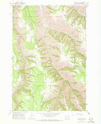 Download a high-resolution, GPS-compatible USGS topo map for Wood Butte, OR (1971 edition)