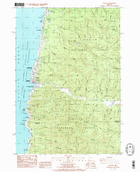 Download a high-resolution, GPS-compatible USGS topo map for Yachats, OR (1985 edition)