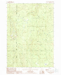 Download a high-resolution, GPS-compatible USGS topo map for Yamsay Mountain, OR (1988 edition)