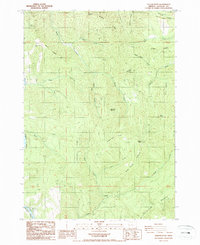 Download a high-resolution, GPS-compatible USGS topo map for Yellow Butte, OR (1987 edition)