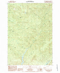 preview thumbnail of historical topo map of Linn County, OR in 1985