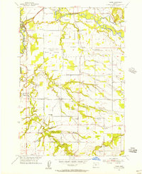 Download a high-resolution, GPS-compatible USGS topo map for Yoder, OR (1957 edition)