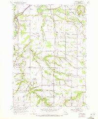 Download a high-resolution, GPS-compatible USGS topo map for Yoder, OR (1972 edition)