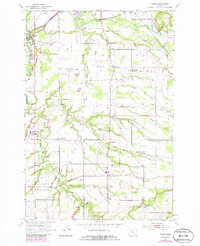 Download a high-resolution, GPS-compatible USGS topo map for Yoder, OR (1955 edition)