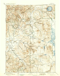 1897 Map of Ashland, 1937 Print