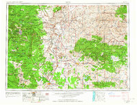 preview thumbnail of historical topo map of Bend, OR in 1955