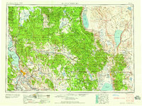 Download a high-resolution, GPS-compatible USGS topo map for Klamath Falls, OR (1958 edition)