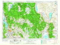 Download a high-resolution, GPS-compatible USGS topo map for Klamath Falls, OR (1963 edition)