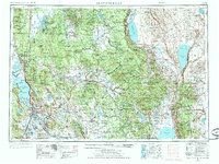 1955 Map of Altamont, OR, 1972 Print