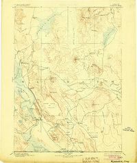 preview thumbnail of historical topo map of Klamath County, OR in 1894
