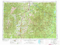 preview thumbnail of historical topo map of Roseburg, OR in 1958
