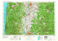preview thumbnail of historical topo map of Salem, OR in 1963