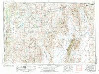 preview thumbnail of historical topo map of Malheur County, OR in 1954