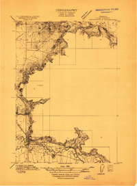 1911 Map of Brownsville, OR