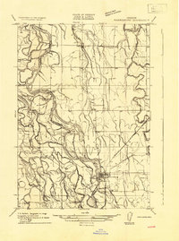 Download a high-resolution, GPS-compatible USGS topo map for Harrisburg, OR (1909 edition)