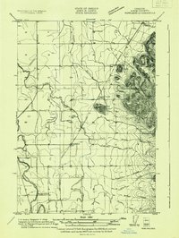 1909 Map of Linn County, OR