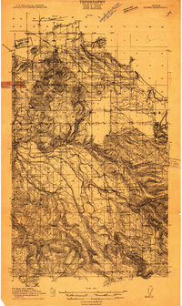 1911 Map of Boring