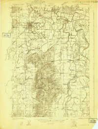 1924 Map of Mc Minnville