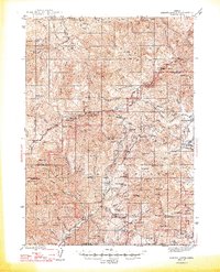 Download a high-resolution, GPS-compatible USGS topo map for Abbott Butte, OR (1947 edition)
