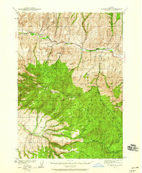 Download a high-resolution, GPS-compatible USGS topo map for Aldrich Mtn, OR (1960 edition)