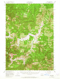 preview thumbnail of historical topo map of Alsea, OR in 1956