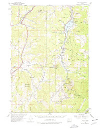 Download a high-resolution, GPS-compatible USGS topo map for Anlauf, OR (1978 edition)