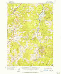 Download a high-resolution, GPS-compatible USGS topo map for Anlauf, OR (1956 edition)