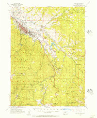 Download a high-resolution, GPS-compatible USGS topo map for Ashland, OR (1956 edition)