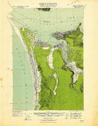 1919 Map of Astoria, 1928 Print