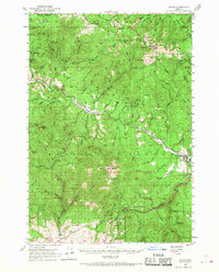 Download a high-resolution, GPS-compatible USGS topo map for Bates, OR (1968 edition)