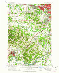 Download a high-resolution, GPS-compatible USGS topo map for Beaverton, OR (1963 edition)