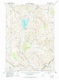 Download a high-resolution, GPS-compatible USGS topo map for Beulah, OR (1984 edition)