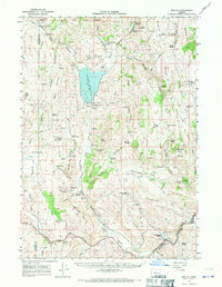 preview thumbnail of historical topo map of Malheur County, OR in 1966