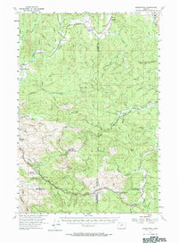 preview thumbnail of historical topo map of Clatsop County, OR in 1955