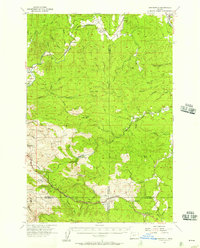 Download a high-resolution, GPS-compatible USGS topo map for Birkenfeld, OR (1957 edition)