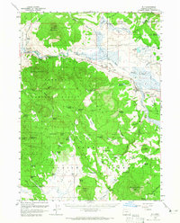 Download a high-resolution, GPS-compatible USGS topo map for Bly, OR (1965 edition)