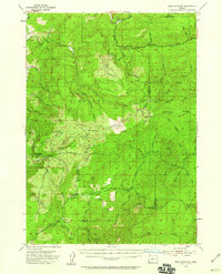 Download a high-resolution, GPS-compatible USGS topo map for Bone Mountain, OR (1959 edition)