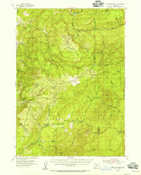 Download a high-resolution, GPS-compatible USGS topo map for Bone Mountain, OR (1955 edition)
