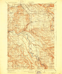 1914 Map of Boring, 1928 Print