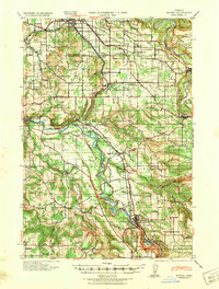 preview thumbnail of historical topo map of Boring, OR in 1940