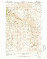 Download a high-resolution, GPS-compatible USGS topo map for Brogan, OR (1966 edition)