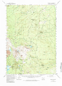 Download a high-resolution, GPS-compatible USGS topo map for Broken Top, OR (1984 edition)