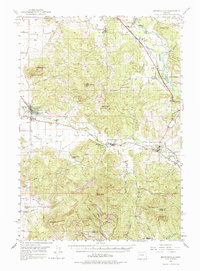 Download a high-resolution, GPS-compatible USGS topo map for Brownsville, OR (1985 edition)